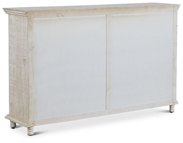 Lucas White Wood Four-door Cabinet