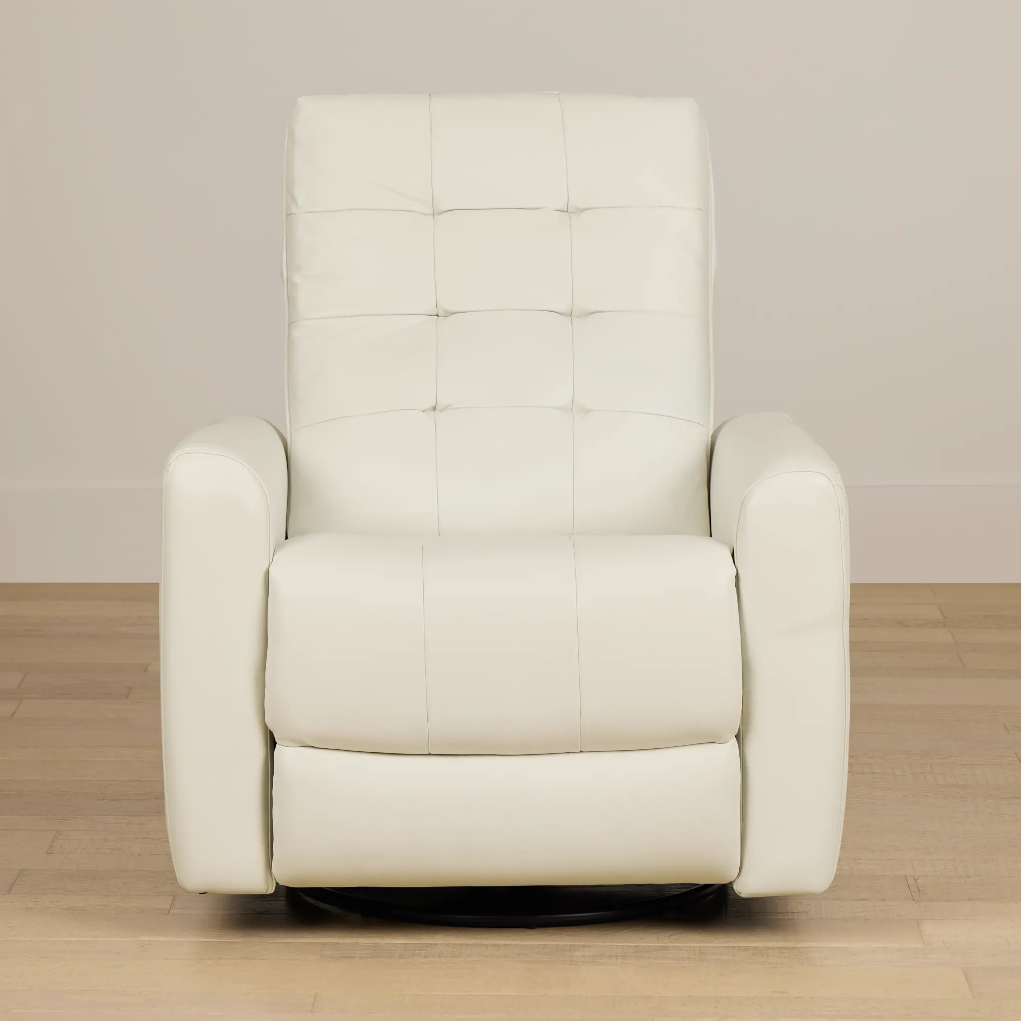 Izzy White Lthr/vinyl Power Swivel Glider Recliner Izzy White Lthr/vinyl Power Swivel Glider Recliner