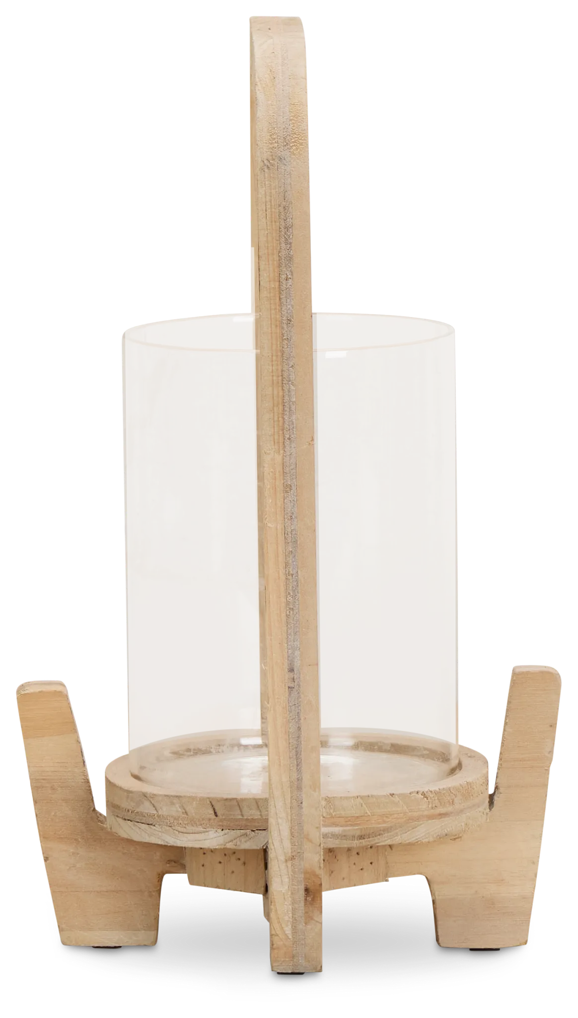 Lenora Beige Small Candle Holder