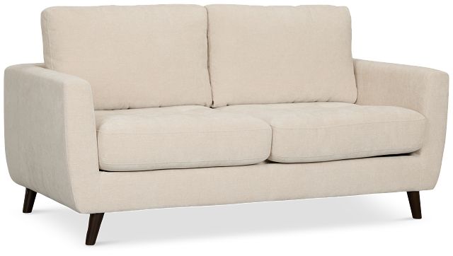 Indie Beige Fabric Memory Foam Sleeper