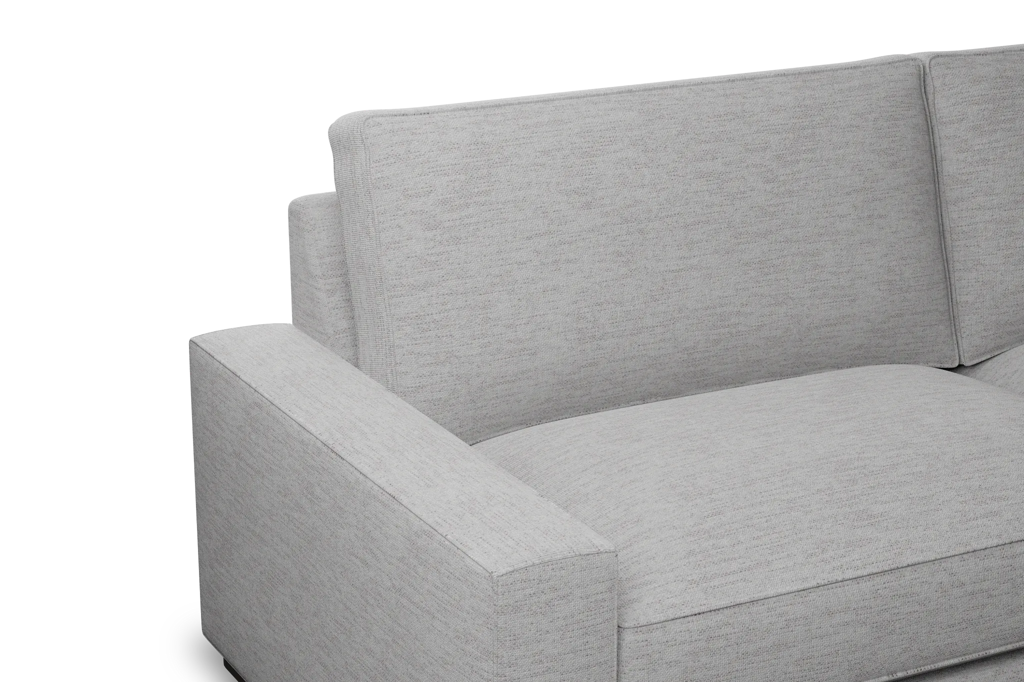 Edgewater Maguire Gray 96" Sofa W/ 2 Cushions