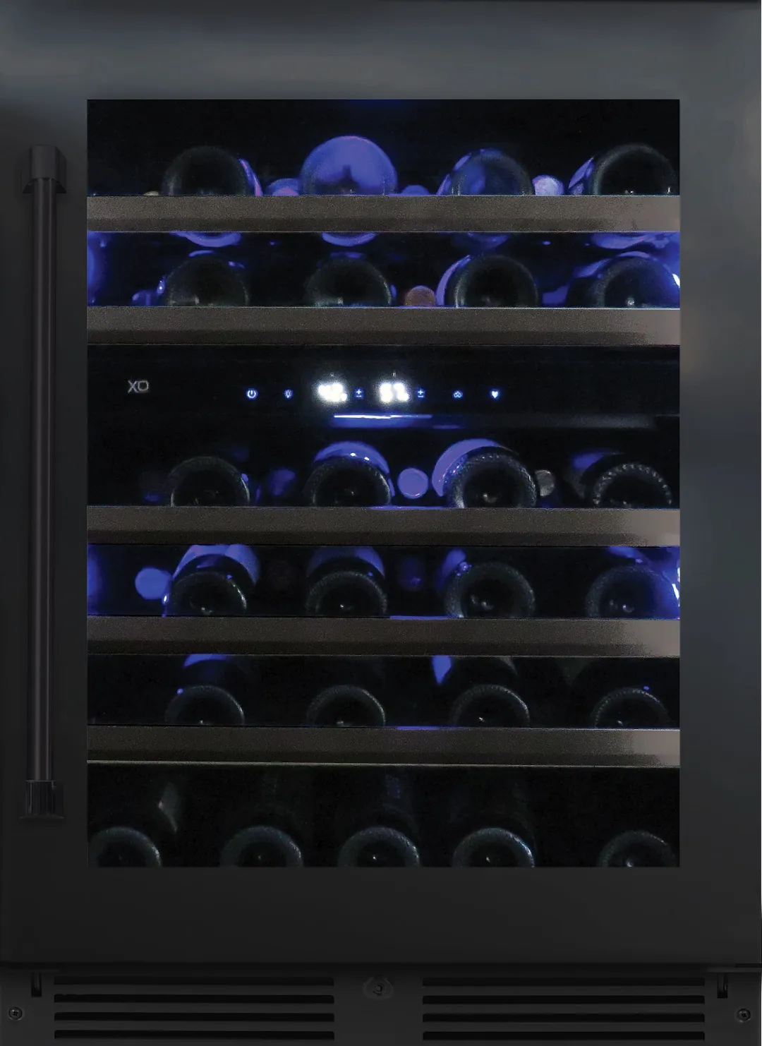 Xo Appliance 24 Series Wine Cooler Black Rt Hinge Wine Cooler