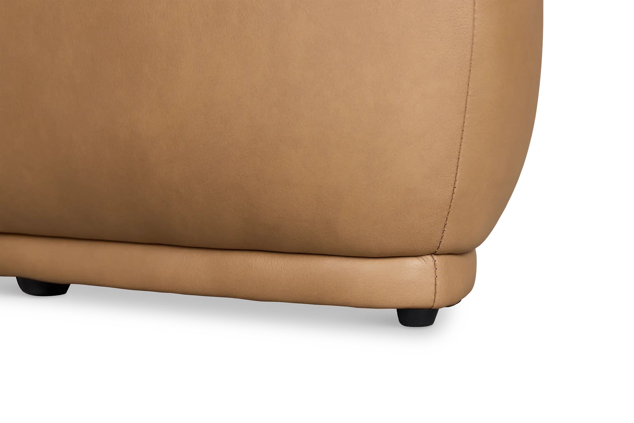Jovi Brown Leather Small Accent Ottoman Jovi Brown Leather Small Accent Ottoman