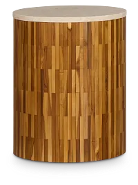 Haven Mid Tone Round End Table