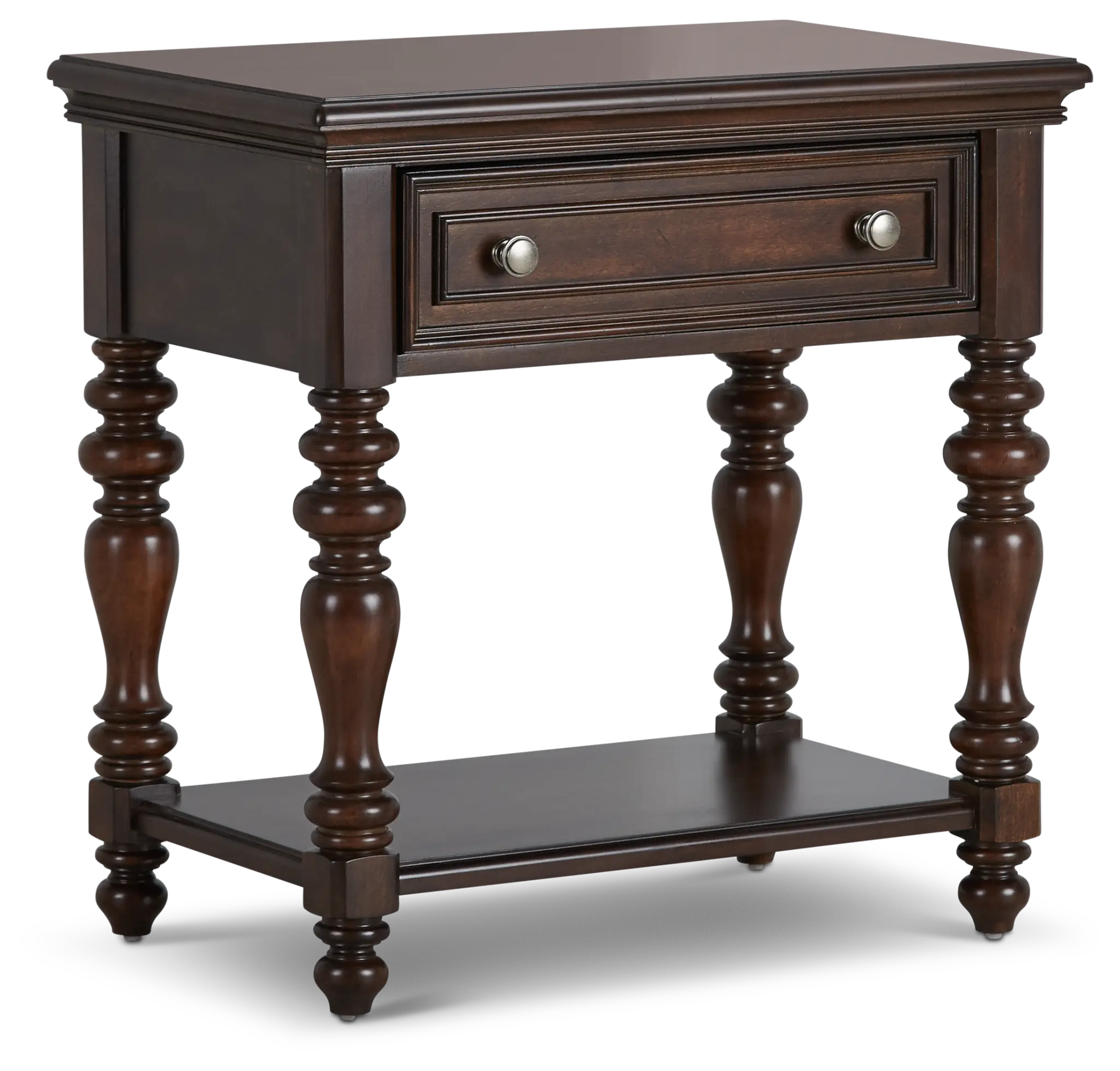 Savannah Dark Tone 1-drawer Nightstand Savannah Dark Tone 1-drawer Nightstand