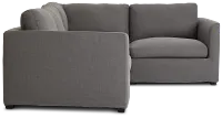 Willow Gray Fabric Small Two-arm Sectional
