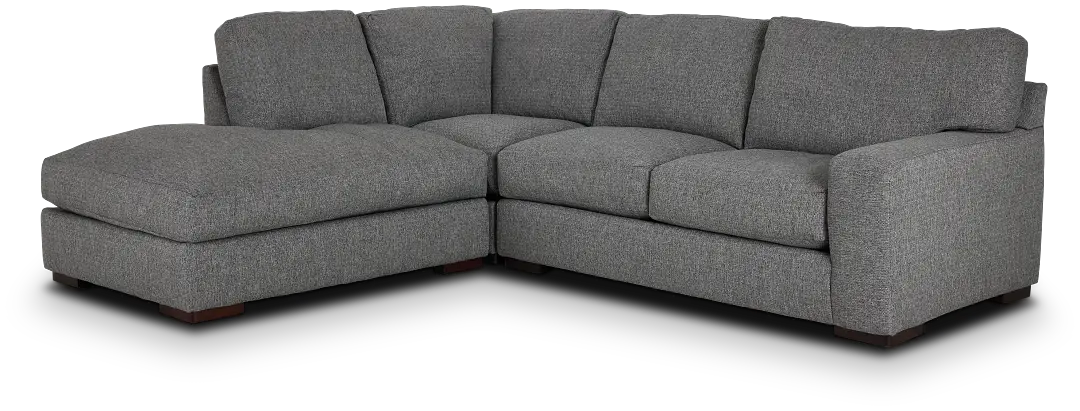 Veronica Dark Gray Down Left Bumper Sectional Veronica Dark Gray Down Left Bumper Sectional