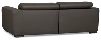 Kieran Dark Brown Lthr/vinyl 2-piece Modular Power Reclining Sofa