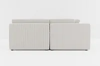 Destin Lucy Light Beige Fabric 6-piece Pit Sectional