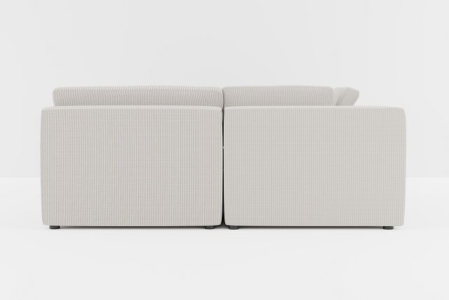 Destin Lucy Light Beige Fabric 6-piece Pit Sectional