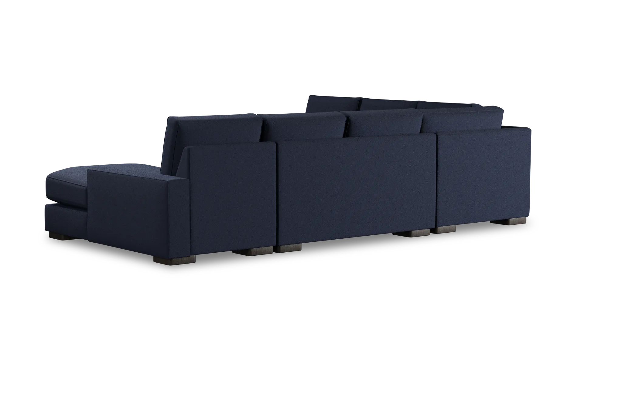 Edgewater Peyton Dark Blue Medium Right Chaise Sectional