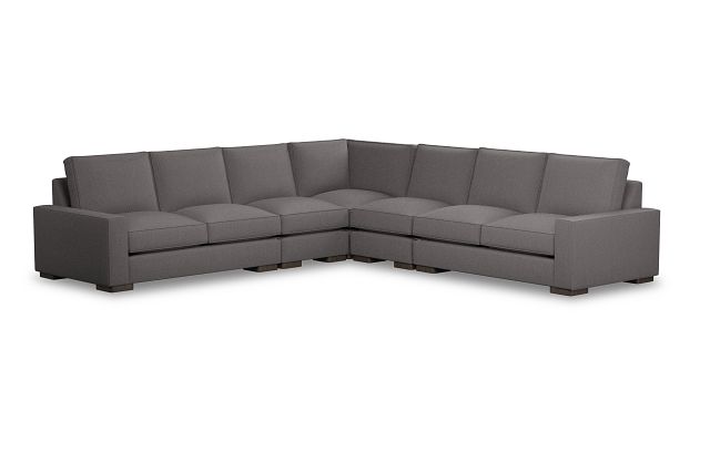 Edgewater Peyton Gray Large Two-arm Sectional