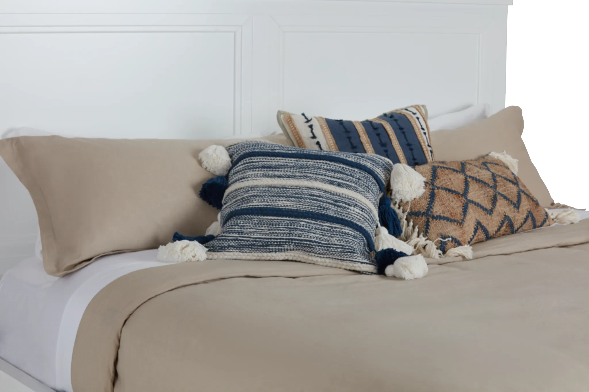 Nantucket White Panel Bed