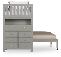 Charleston Gray Loft Bed