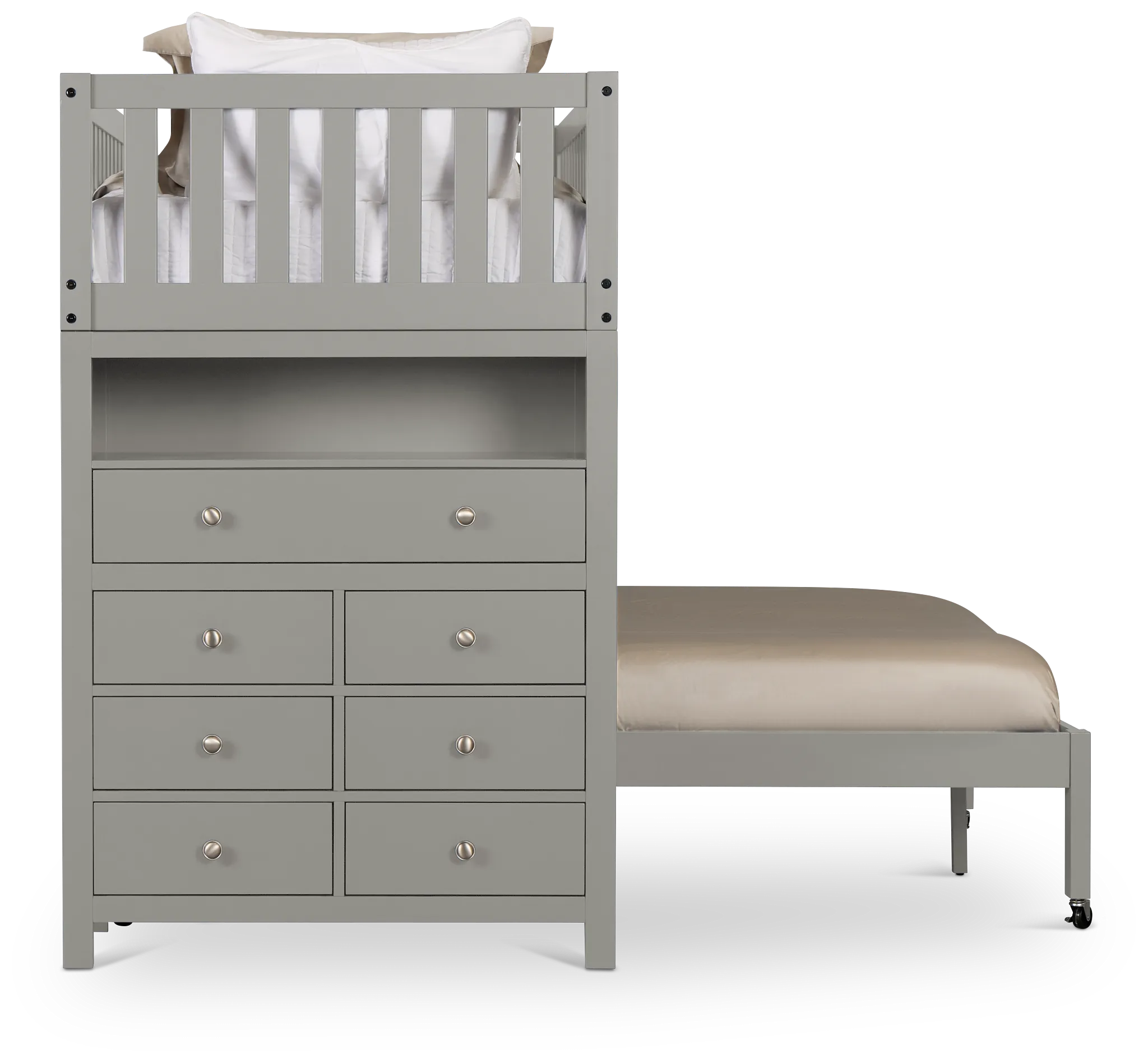 Charleston Gray Loft Bed