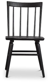 Taylor Black Slat Side Chair
