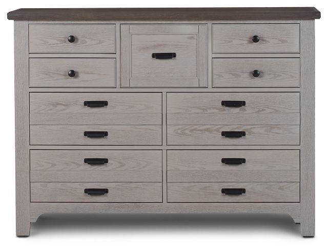Bungalow Two-tone 9-drawer Dresser