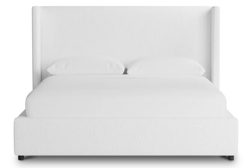 Captiva Revenue White 48" Upholstered Shelter Bed