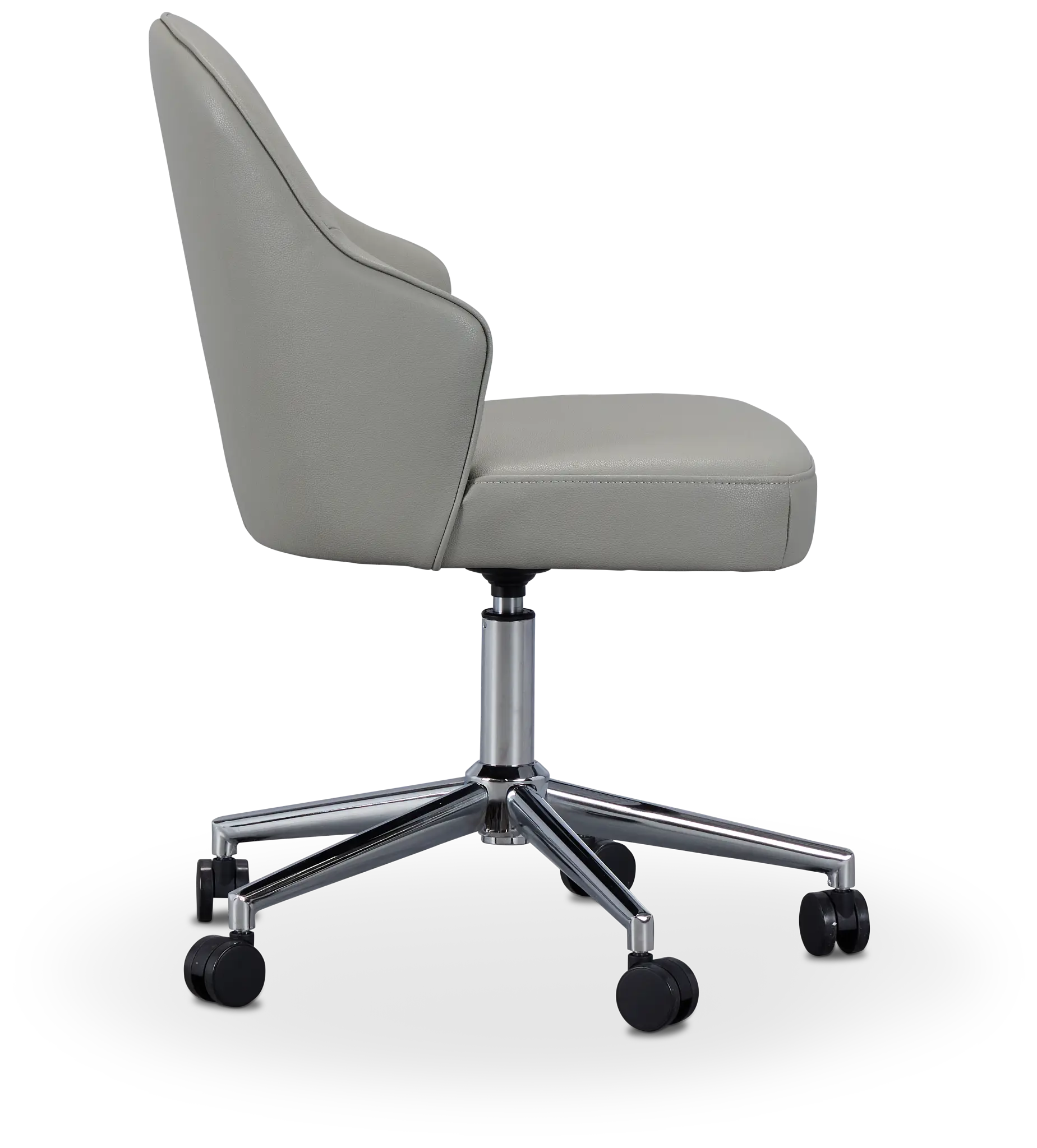 Paige Light Gray Swivel Desk Chair Paige Light Gray Swivel Desk Chair