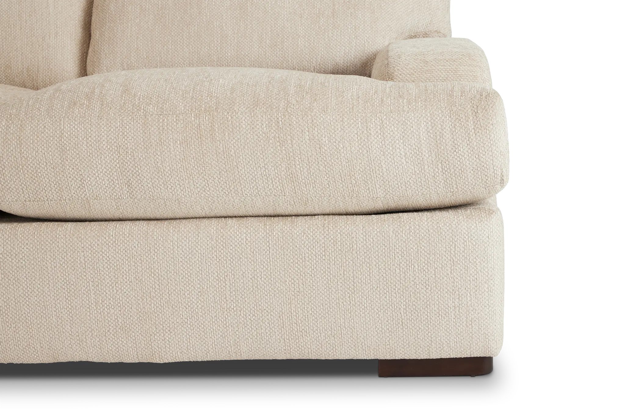 Alpha Beige Fabric Medium Two-arm Sectional Alpha Beige Fabric Medium Two-arm Sectional