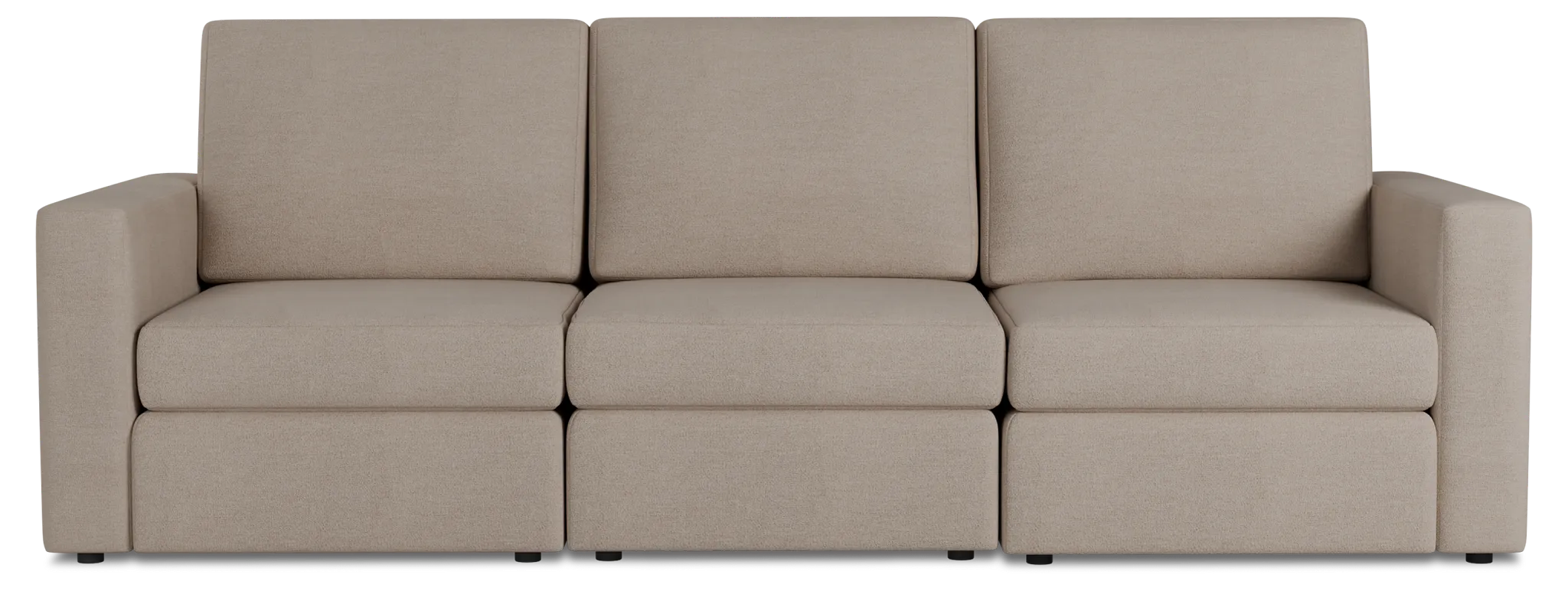 Citymod Beige Fabric 3-piece Modular Sofa