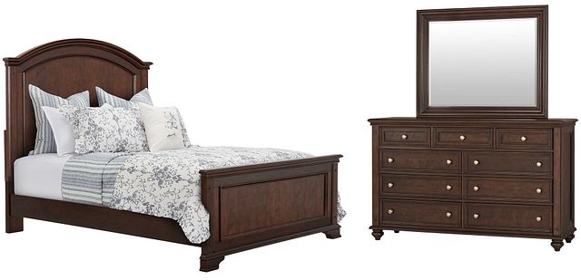 Savannah Dark Tone Panel Bedroom