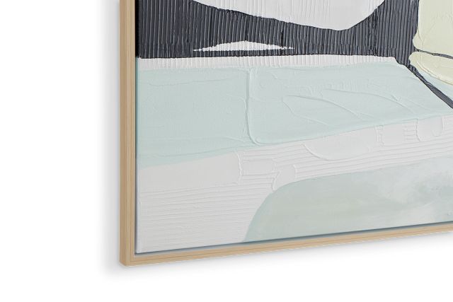 Vaiana Light Green Canvas Wall Art