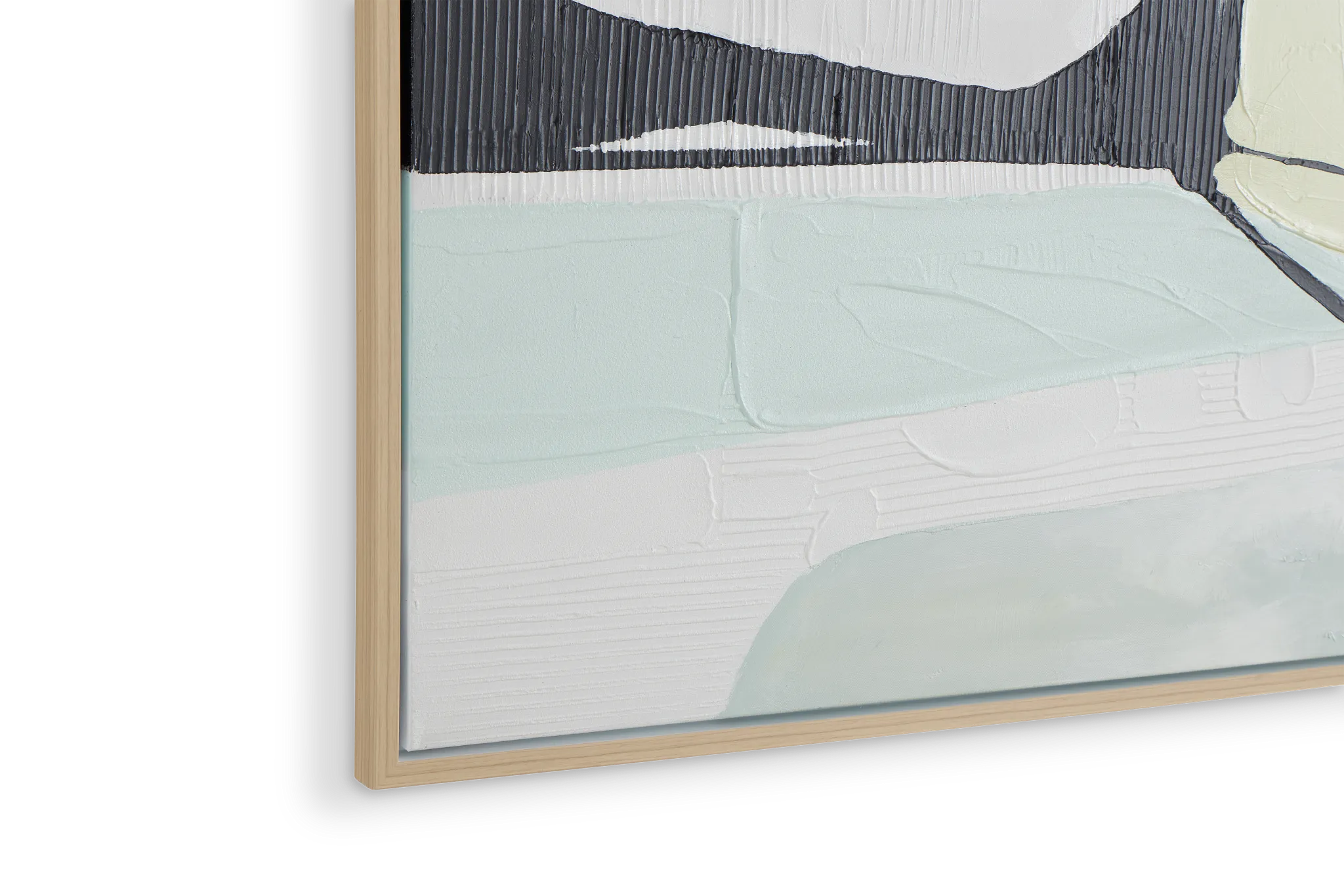 Vaiana Light Green Canvas Wall Art