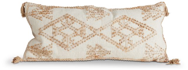 Finley Ivory Lumbar Accent Pillow