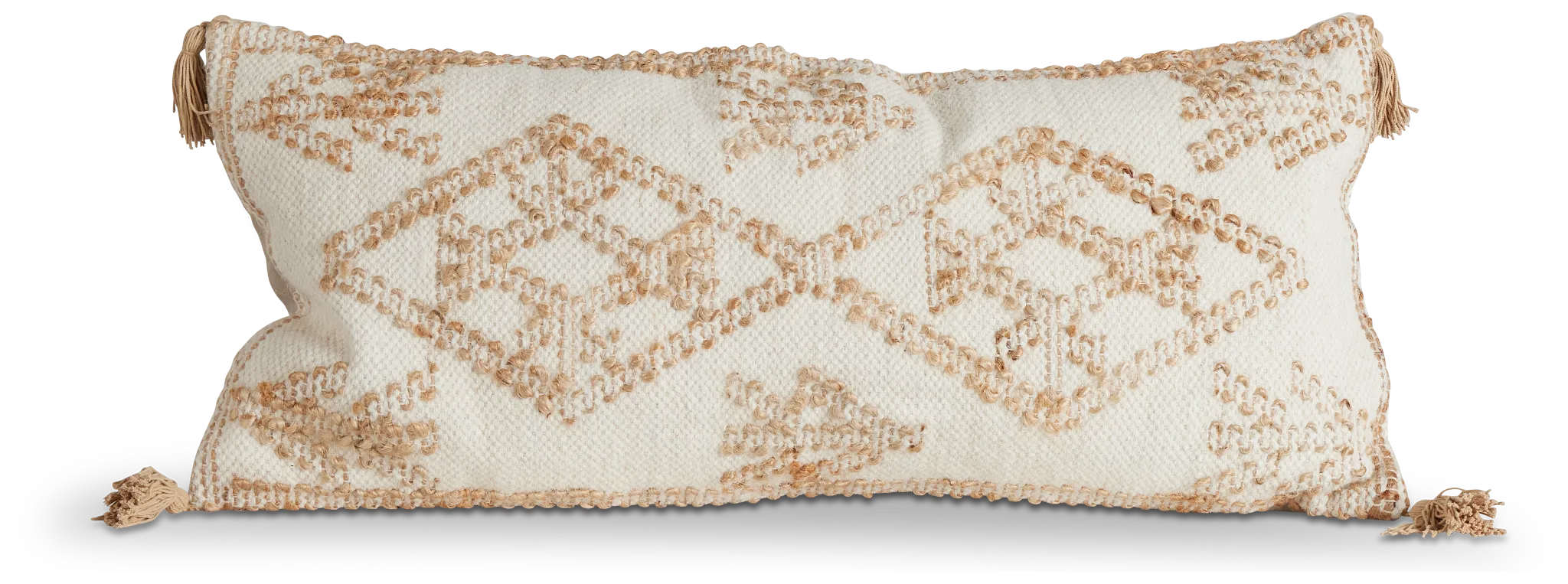 Finley Ivory Lumbar Accent Pillow