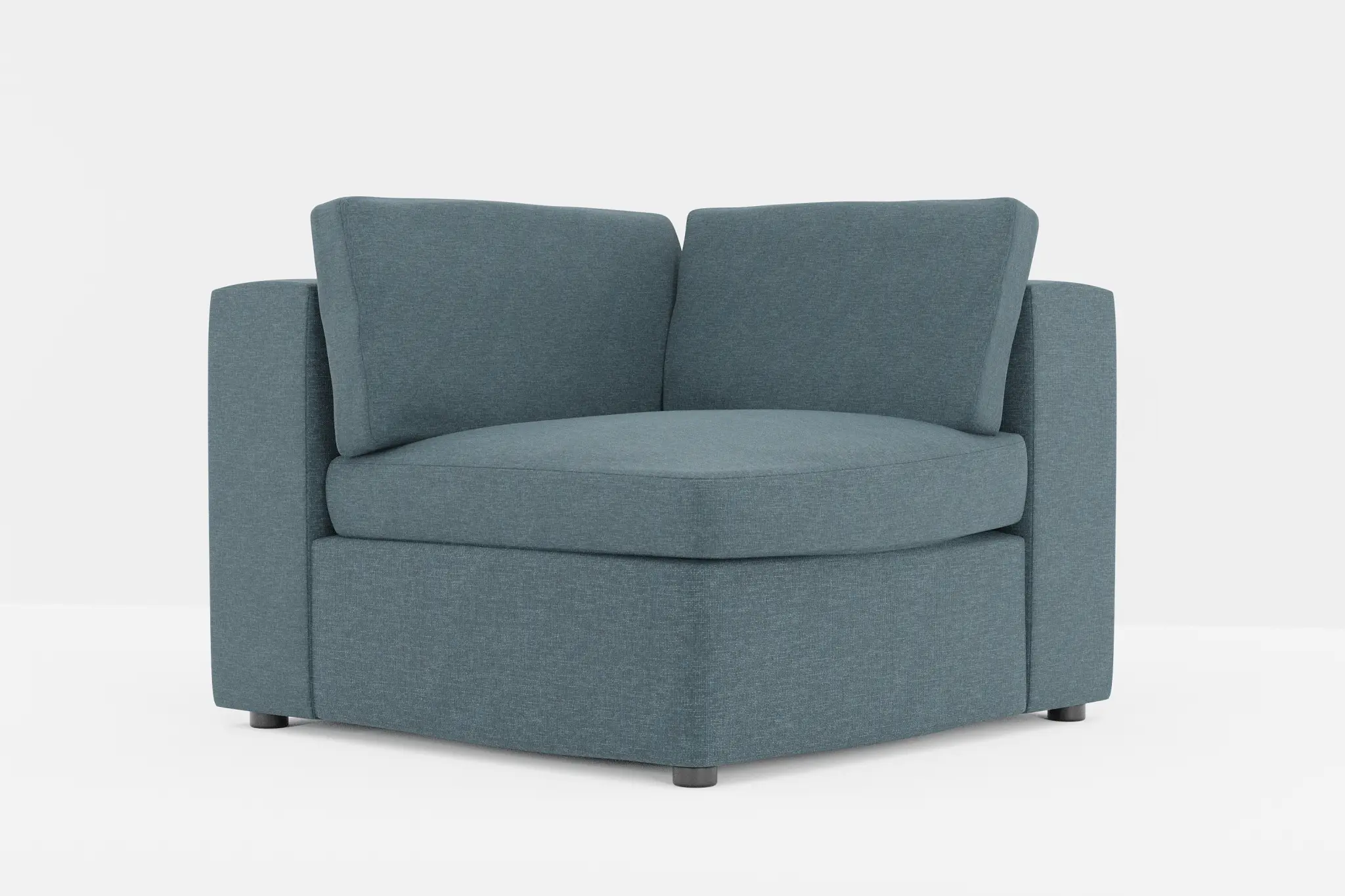 Destin Elevation Dark Blue Fabric Corner Chair Destin Elevation Dark Blue Fabric Corner Chair
