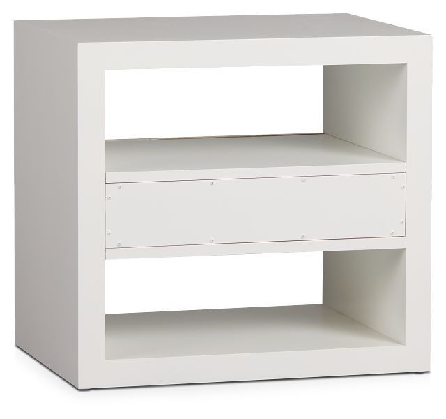 Nantucket White Open Nightstand