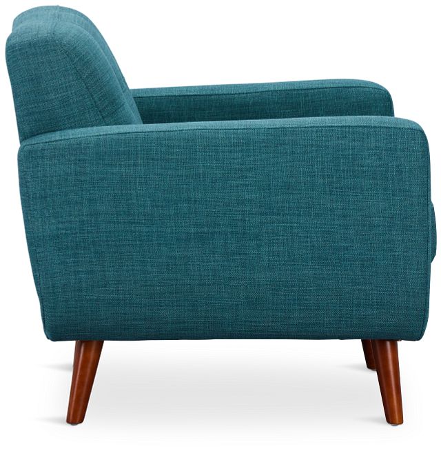 Raya Dark Teal Fabric Chair