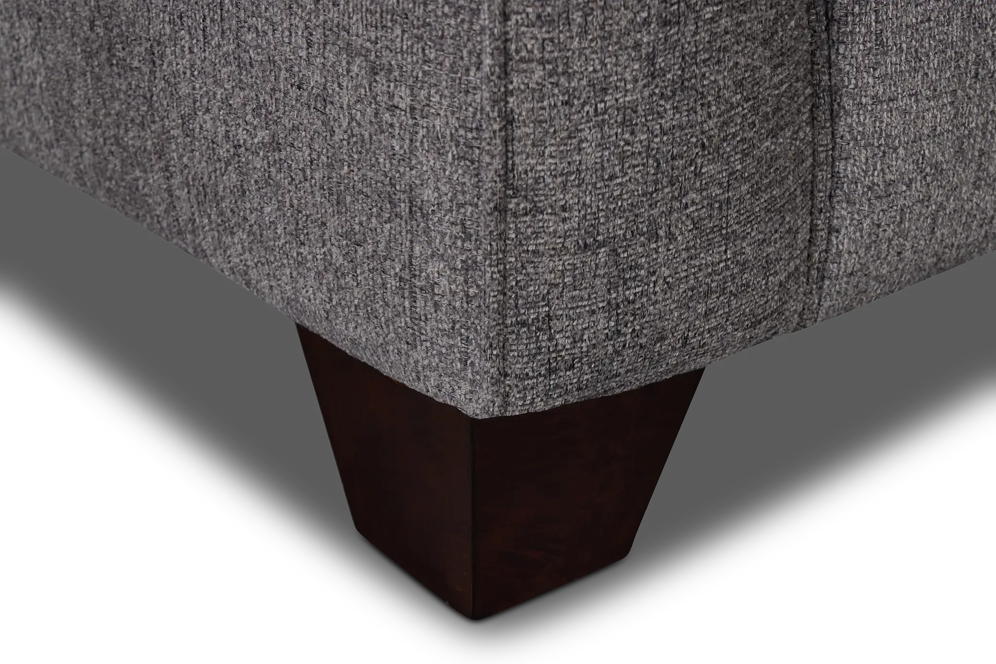 Andie Dark Gray Fabric Left Chaise Sectional Andie Dark Gray Fabric Left Chaise Sectional