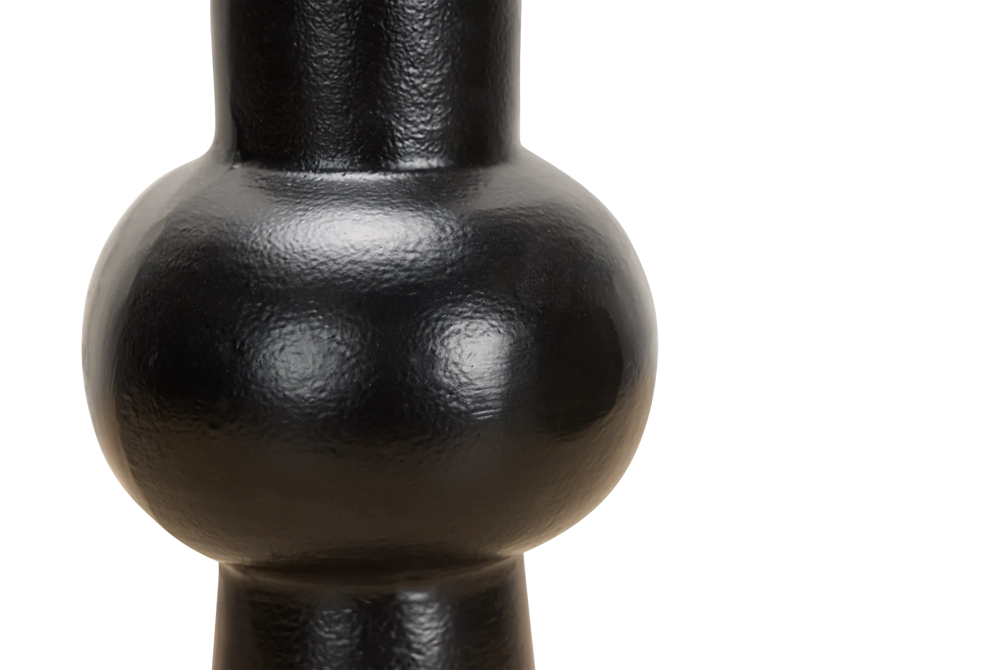 Cansu Black Medium Vase
