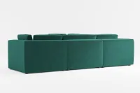 Destin Joya Green Velvet 5-piece Modular Sectional