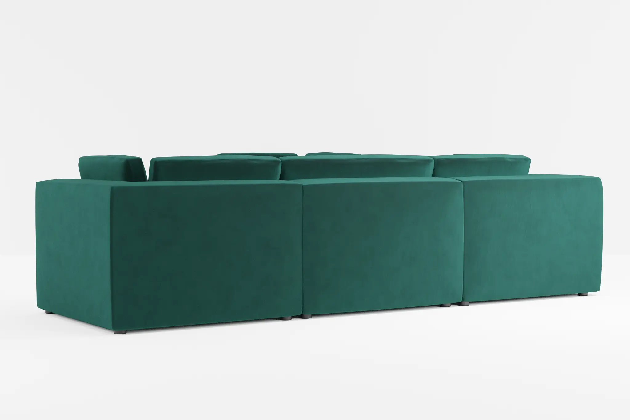 Destin Joya Green Velvet 5-piece Modular Sectional Destin Joya Green Velvet 5-piece Modular Sectional