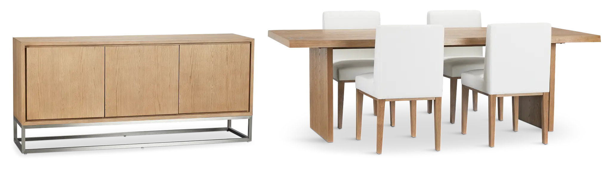 Haven Light Tone Wood Dining Room Haven Light Tone Wood Dining Room