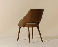 Vannah Brown Upholstered Arm Chair