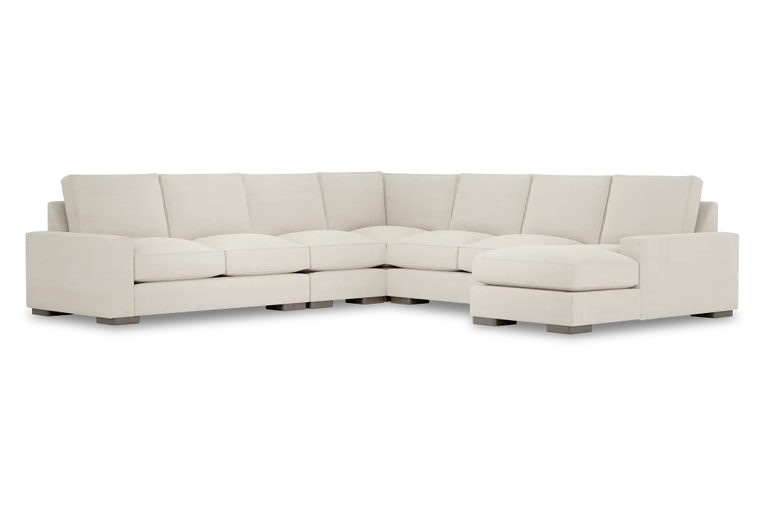 Edgewater Elite Ivory Large Right Chaise Sectional
