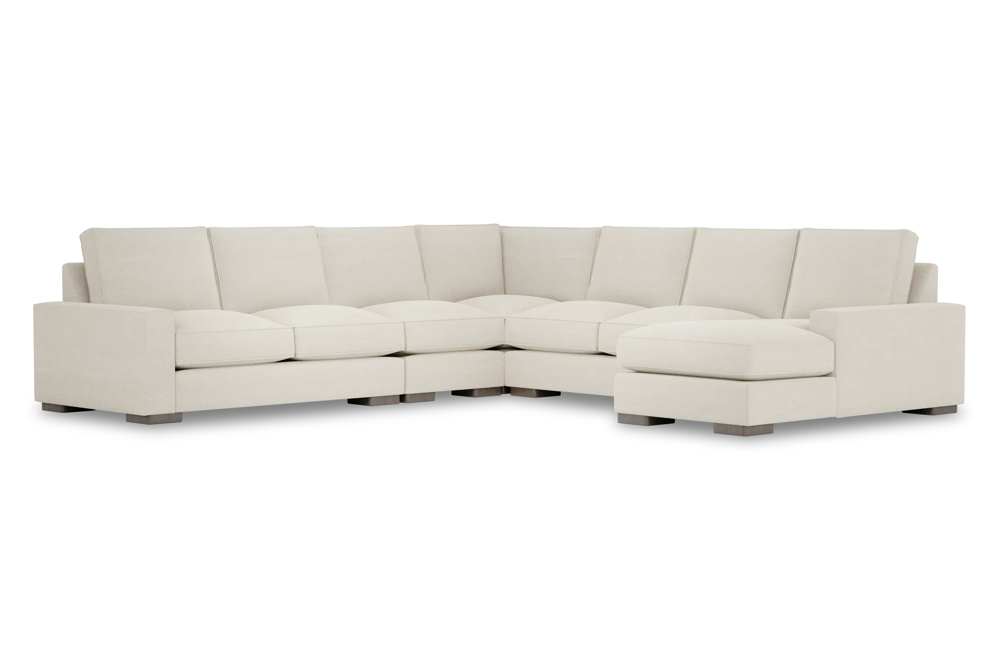 Edgewater Elite Ivory Large Right Chaise Sectional