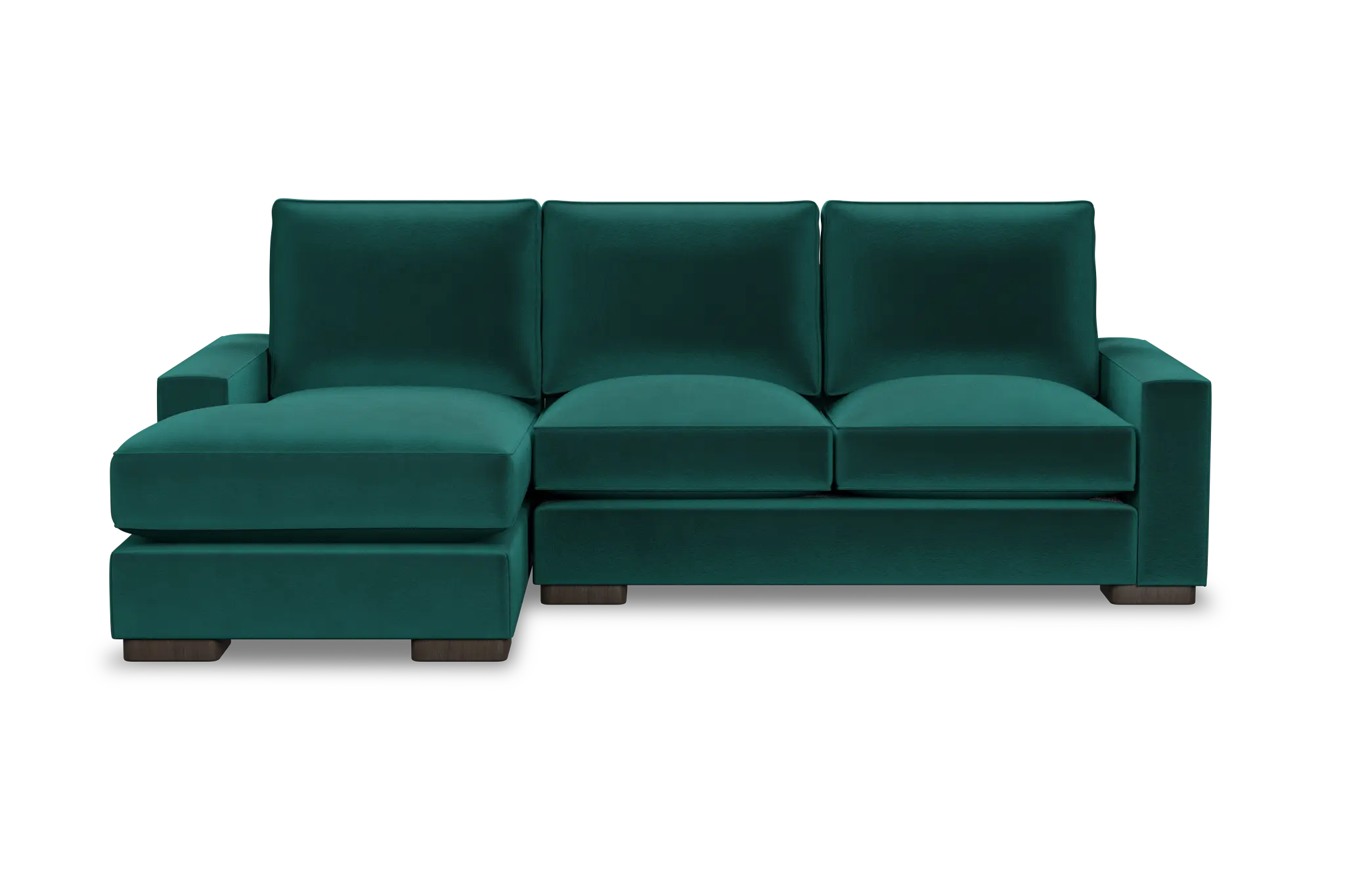 Edgewater Joya Green Left Chaise Sectional Edgewater Joya Green Left Chaise Sectional