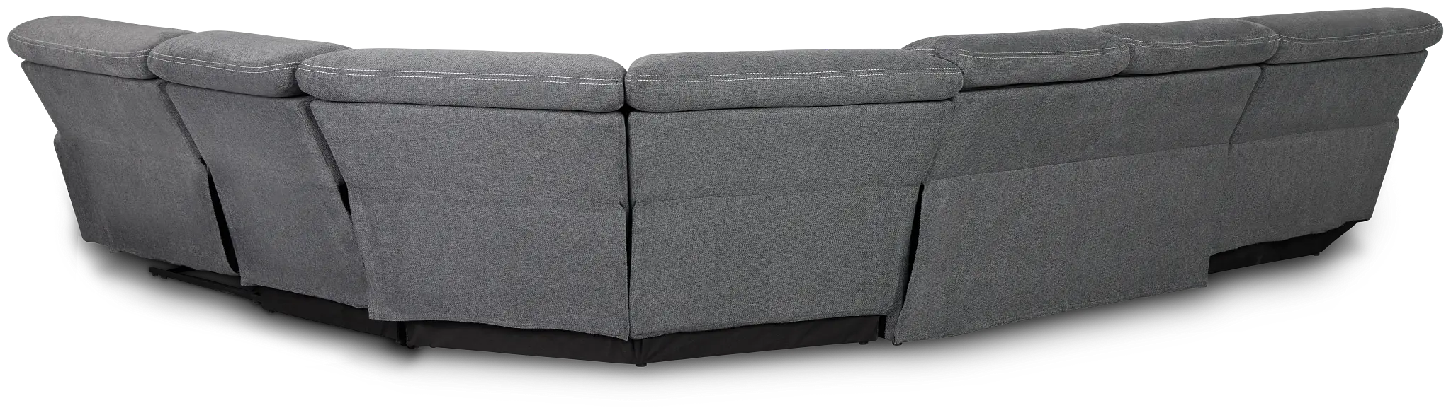 Callum Dark Gray Storage Small Left Reclining Chaise Sleeper Sectional Callum Dark Gray Storage Small Left Reclining Chaise Sleeper Sectional