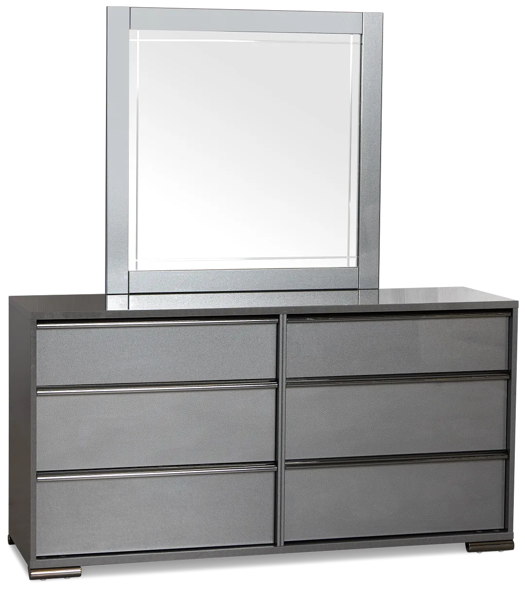 Davie Gray Dresser & Mirror
