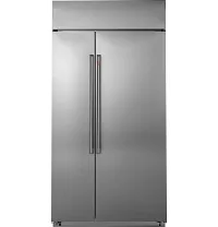 Cafe 48 Series Stainless Steel 48" Built In Side By Side Refrigerator