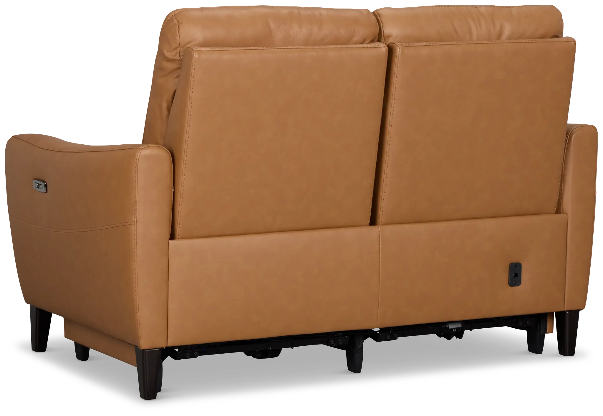 Keaton Brown Lthr/vinyl Power Reclining Loveseat W/ Power Headrest Keaton Brown Lthr/vinyl Power Reclining Loveseat W/ Power Headrest