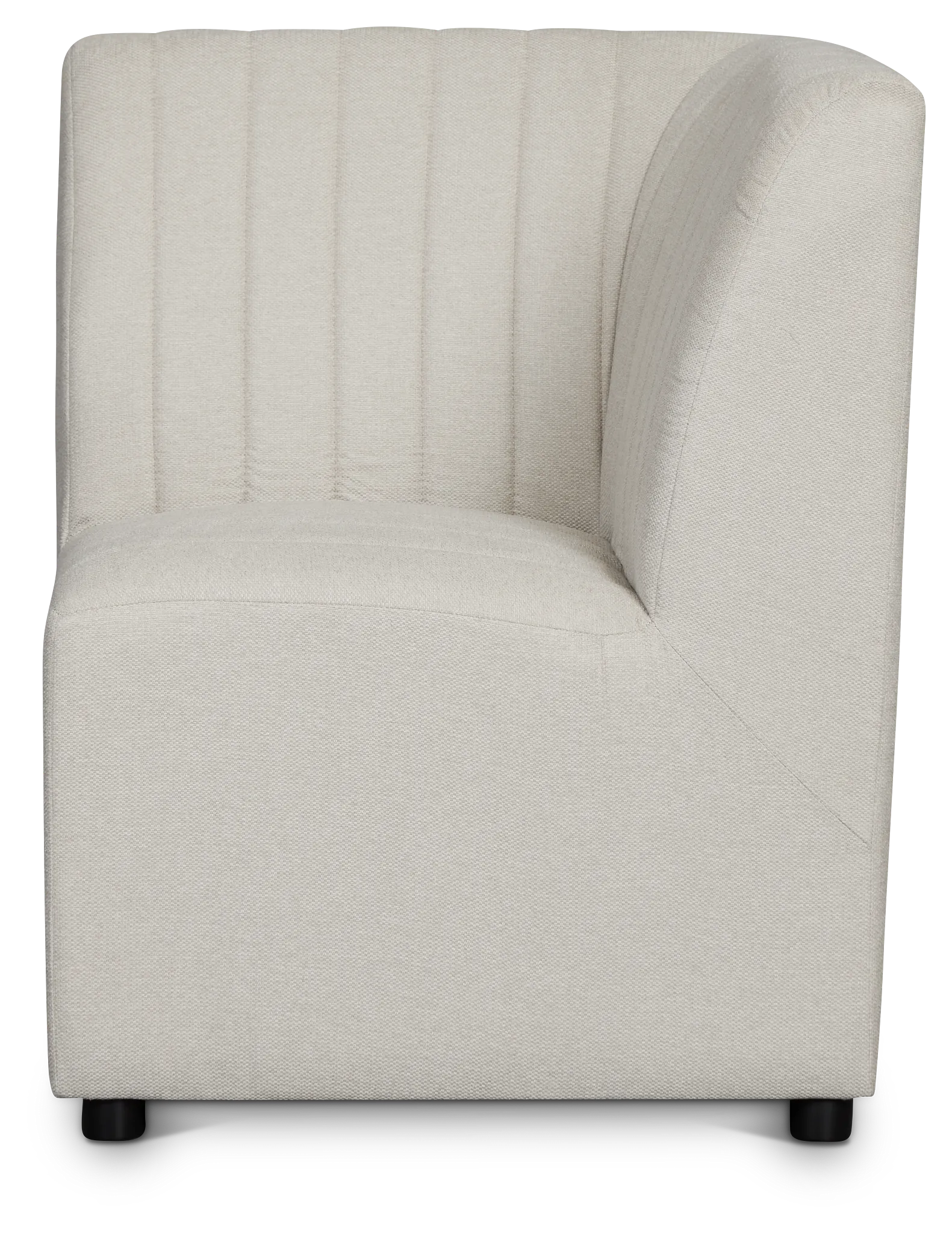 Tifton Light Beige Corner Bench