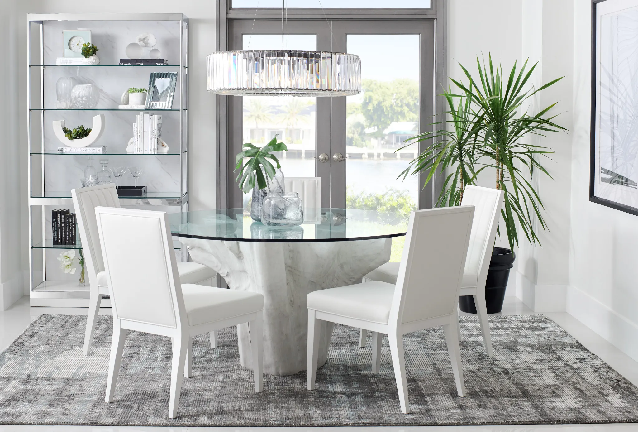 Aryana Silver Chandelier