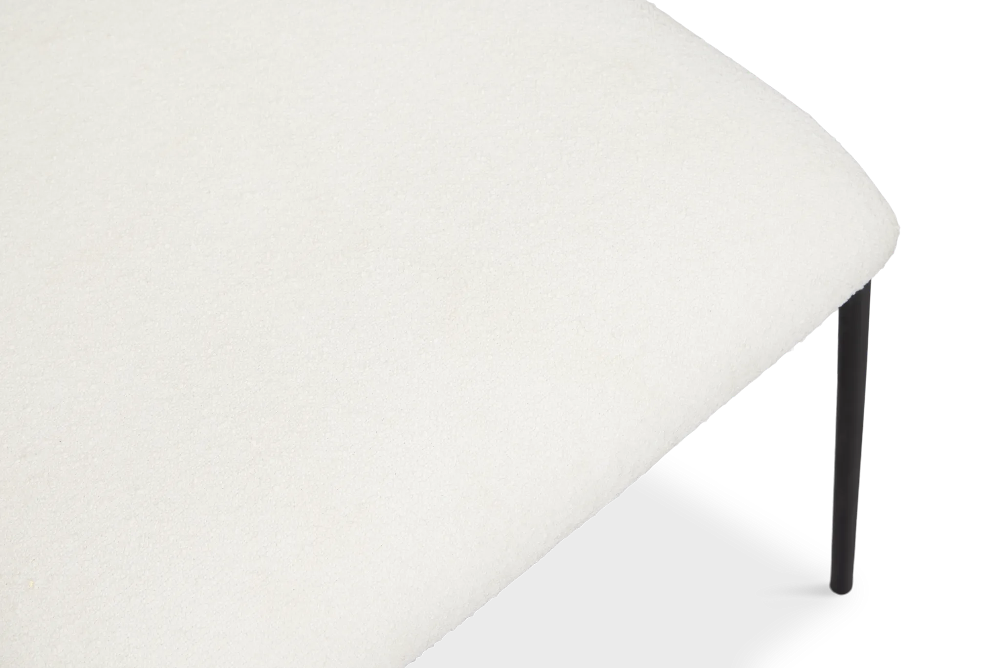 Lynden White Metal Upholstered Side Chair