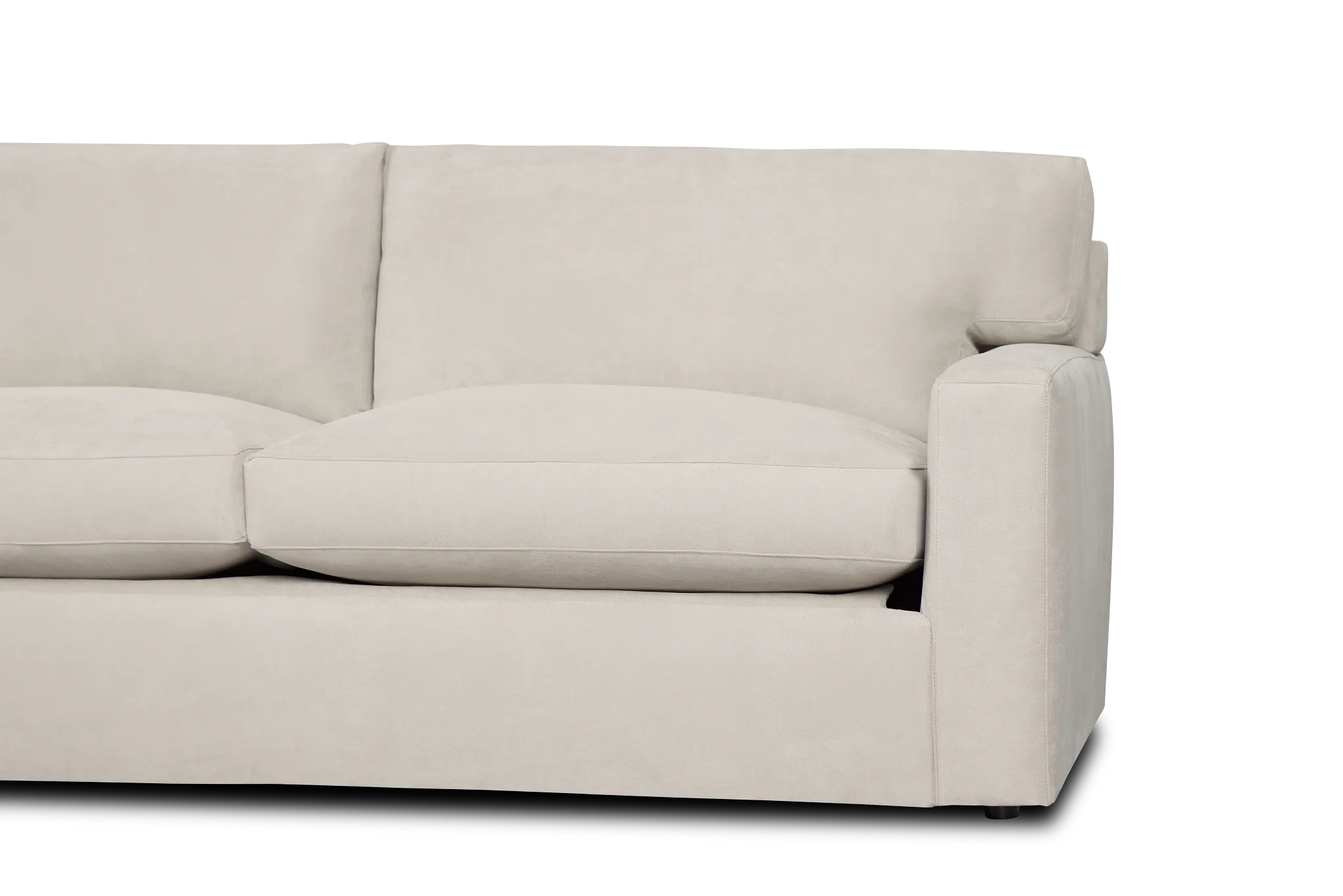 Hudson Gray Fabric Cooling Memory Foam Sleeper